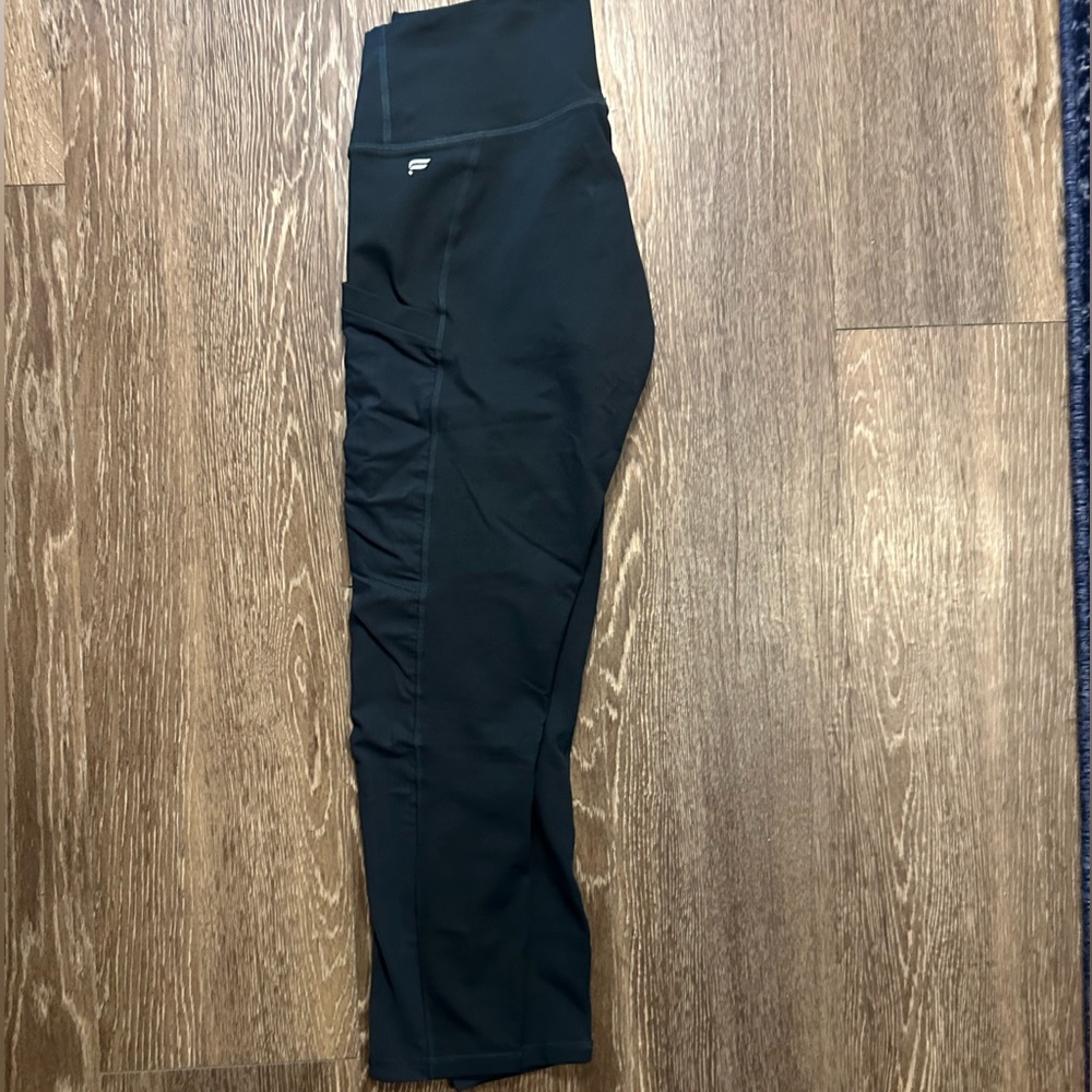 Fabletics Power Hold Leggings, Gray Blue, Small